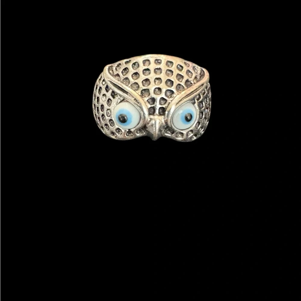Silver Owl‎ Ring